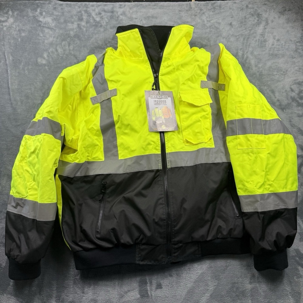 Radians SJ110B-3ZGS-2X Industrial Safety Jacket, Multicolor, 2XL